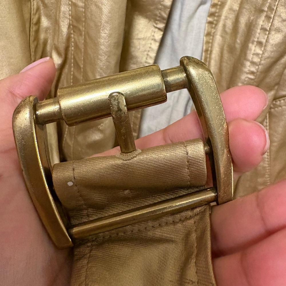 Burberry Gold Women's Trench Coat - Picture 10 of 14